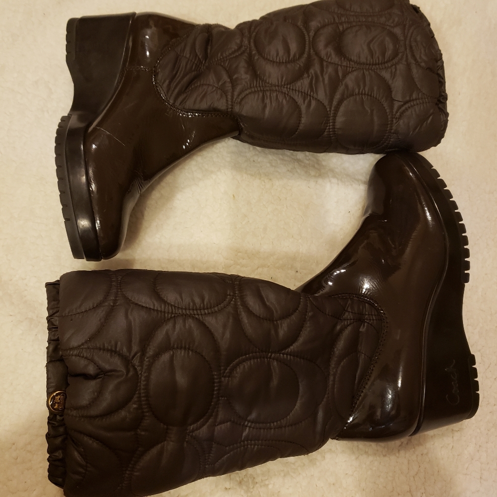 Coach Cantina Quilted winter Boots - Picture 2 of 10